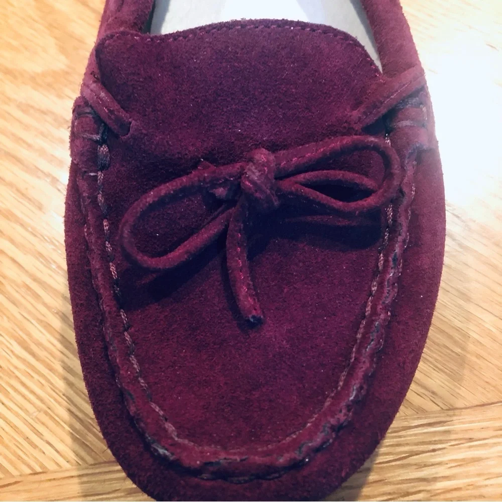 Michael Kors Daisy Moc Women US 7 Merlot Suede Loafer - Picture 8 of 8